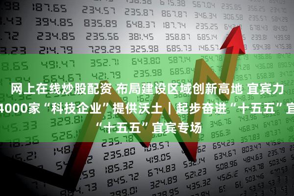 网上在线炒股配资 布局建设区域创新高地 宜宾力争为超4000家“科技企业”提供沃土｜起步奋进“十五五”宜宾专场